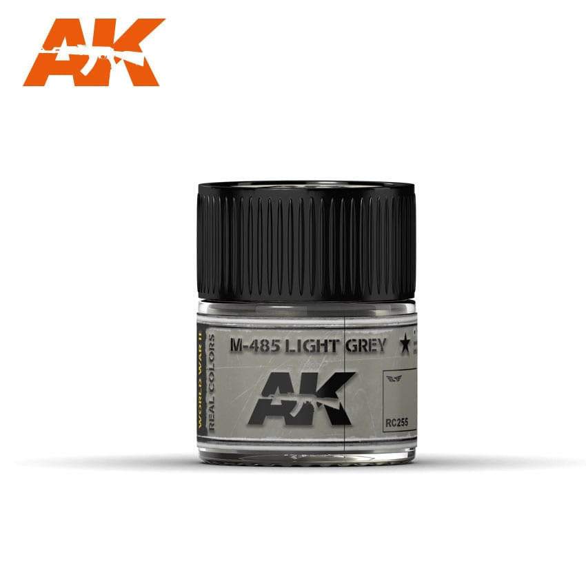 AK Interactive Real Colors: M-485 Light Gray - 10ml RC255